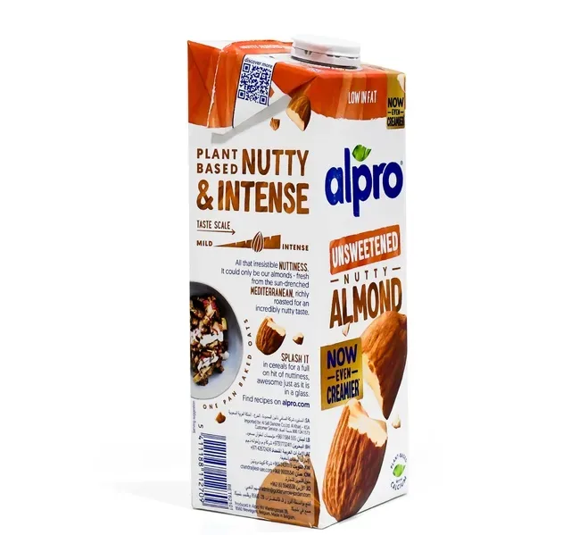 Alpro Nutty Almond Drink Unsweetened 1 Litre hover image