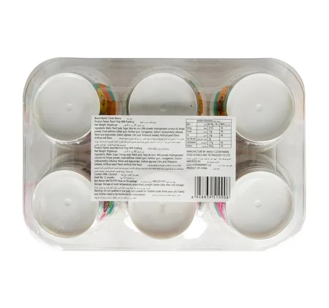 Clever Mama Fruit Pulp Milk Pudding 6 x 85 g hover image