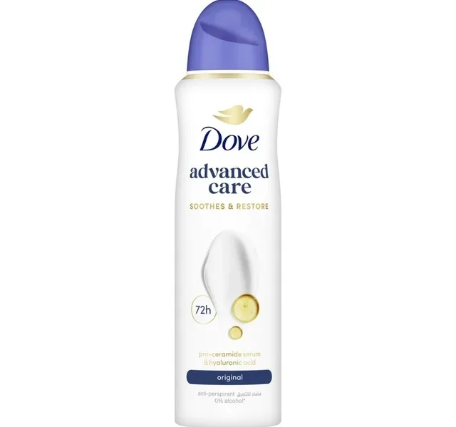 Dove Advanced Care Original 72H Anti-Perspirant Deodorant Spray for Women 150 ml