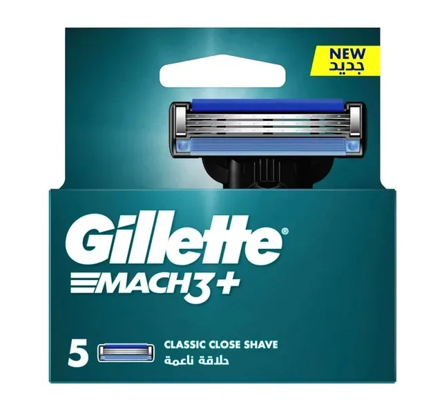 Gillette Mach3+ Blades 5 pcs