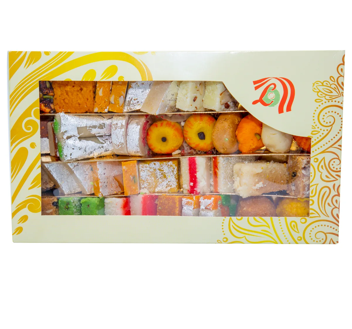 Mixed Indian Sweets 1 kg Approx. Weight