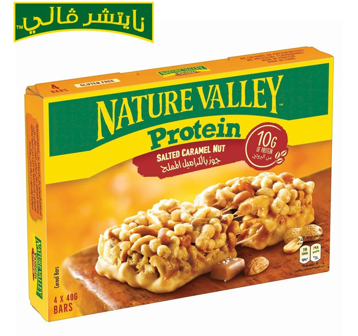 Nature Valley Salted Caramel Nut Protein Bar 4 x 40 g