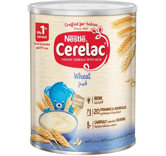 Nestle Cerelac Infant Cereals With Iron + Wheat From 6 Months 400 g hover image