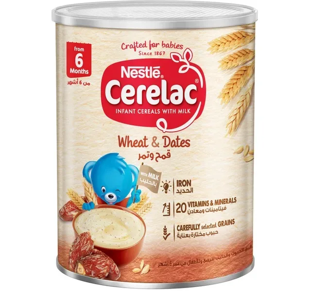 Nestle Cerelac Wheat & Dates From 6 Months 400 g hover image