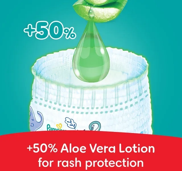 Pampers Rash Protection Pants Diapers, Size 5, 12-18kg, Giant Pack, 60 pcs hover image